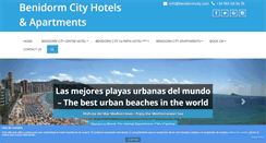 Desktop Screenshot of benidormcity.com