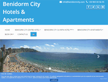 Tablet Screenshot of benidormcity.com